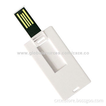 USB Flash Drive, 2GB/4GB/8GB/16GB/32GB/64GB Capacity, Mini Credit Card USB Pen Drive